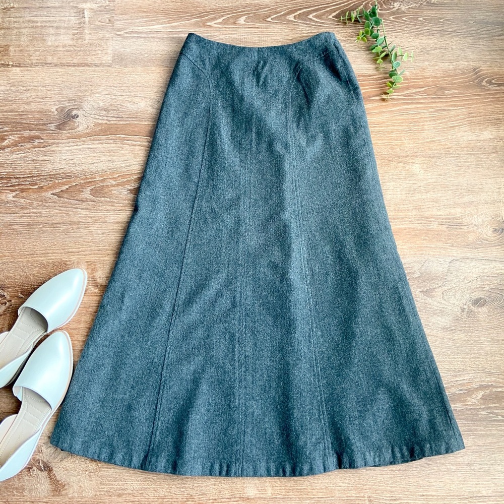 Talbots Grey Maxi Skirt